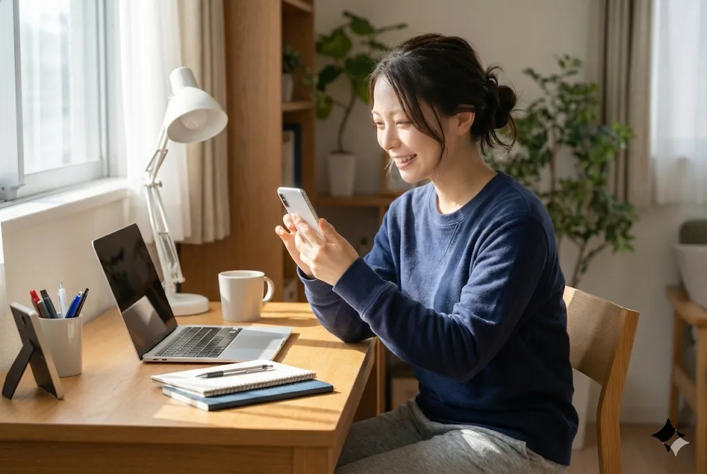 スキマ時間で学習するアプリ画面 1